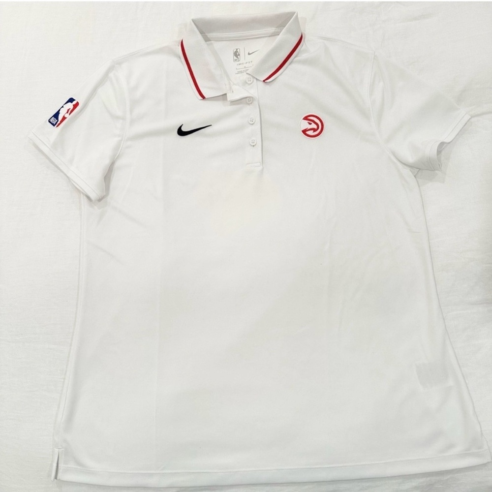 NWOT Nike x Hawks Team-Issued White Polo Shirt